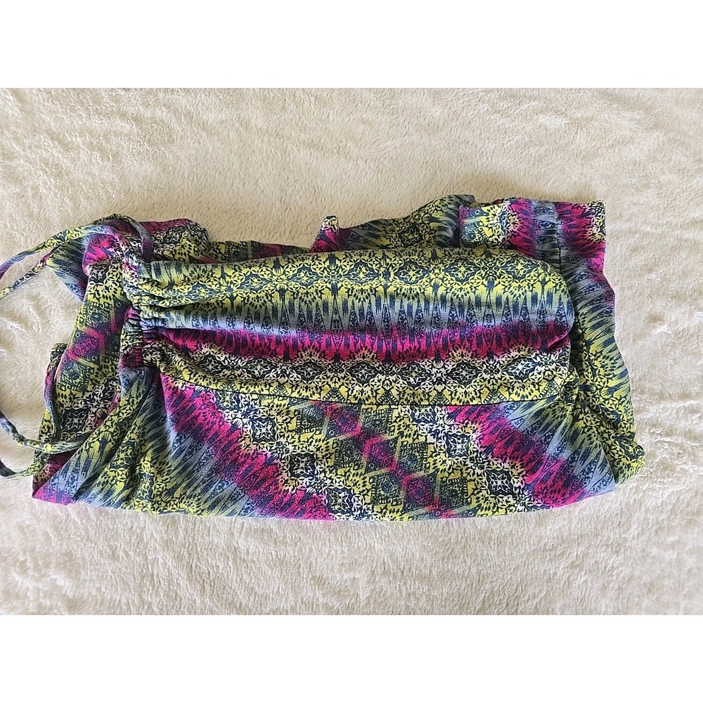 Patagonia Organic Cotton Convertible Floral Lithia Skirt/Halter Top, Size Medium - Picture 11 of 11